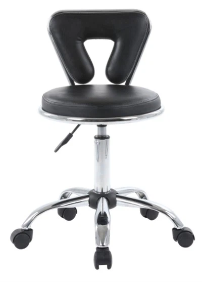 Sgabelli da bancone in pelle PU nera e bianca